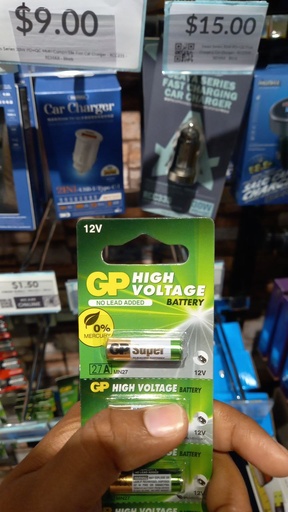 [XGP002XXXXXX0354] 27A Battery - GP - Green/Gold