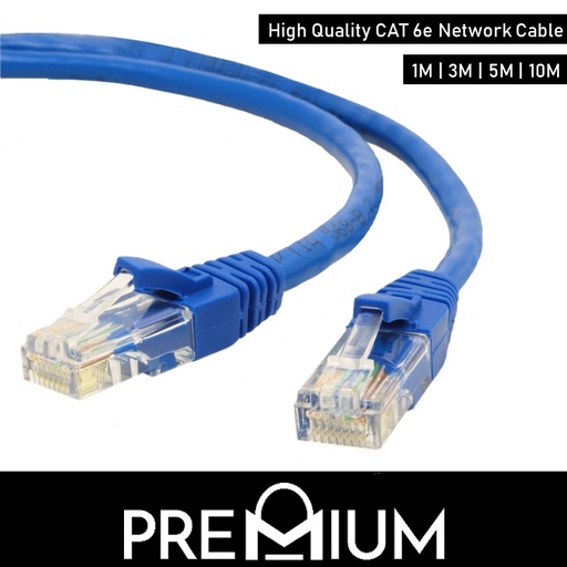 [XXX348464L13XBLU] [EOL][DSC] Network Cable - UTP CAT 6 BC - OEM - Cat 6 to Cat 6 - 3M - Blue