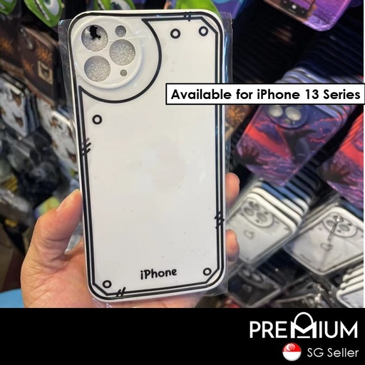 [XXX820550XXXXBLK] [EOL][DSC] iPhone 13 Pro Max - 6.7" Stencilled Design Case - OEM - Black