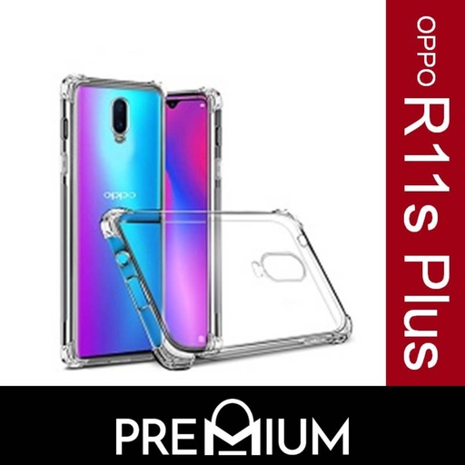 [XXX029238T02XCLR] Oppo R11s Plus Tempered Glass - Flat Surface - 0.26mm OEM - Clear - Clear