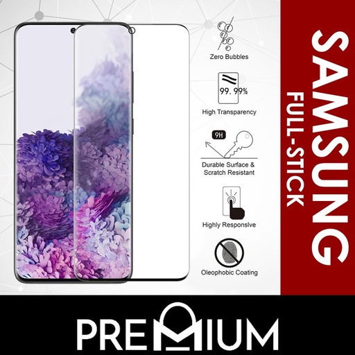 [XXX682473T02XCLR] Samsung Galaxy S20 Ultra Full Glue Tempered Glass - OEM - Clear - Clear