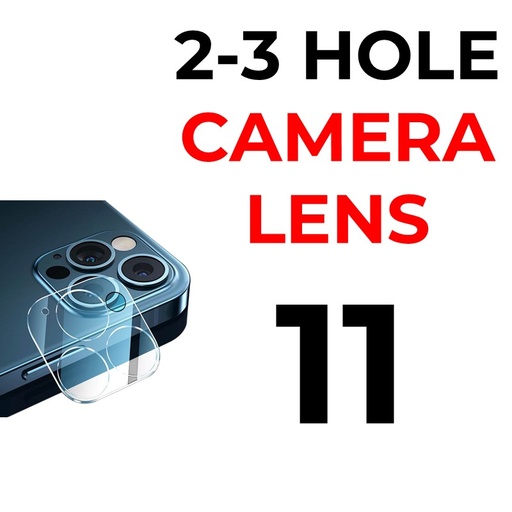 [XXX597387XXXXCLR] iPhone 11 - Camera Lens Tempered Glass Protector - OEM - Clear