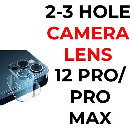 [XXX597522XXXXCLR] iPhone 12 Pro - Camera Lens Tempered Glass Protector - OEM - Clear