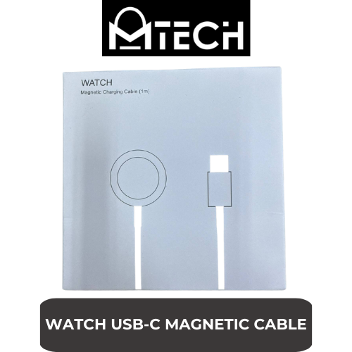 [MTC054XXXL10XWHT] Apple Watch USB-C Magnetic Charging Cable - MTech - 1M - White