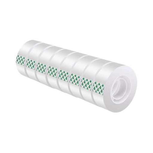 [XXX567XXXB35XCLR01NA05] (1 Set/8pc) Clear Adhesive Tape Small- OEM - 18mm - Clear 