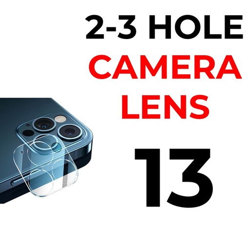 [XXX597640XXXXCLR] iPhone 13 or 13 Mini - Camera Lens Tempered Glass Protector
