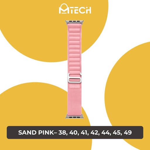 [XXX982XXXXXXXSPK] Apple Watch Alpine Loop Strap 38/40/41mm - OEM - Sand Pink