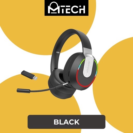 [XXX995XXXXXXXBLK] [EOL][DSC] Gaming Foldable Wireless Headphone - L850 - OEM - Black