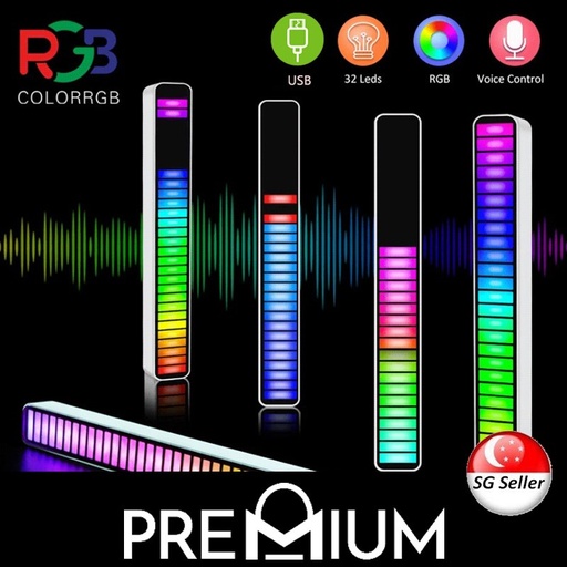 [XXX741XXXXXXXXXX] [EOL] [ DSC ] RGB Voice-activated Control Pickup Rhythm Light - OEM - NIL