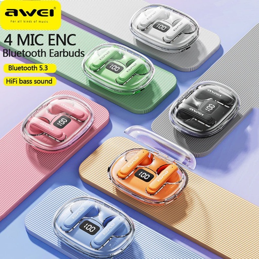 [AWE029XXXXXXXBLK] TWS T85 ENC - Awei - Black