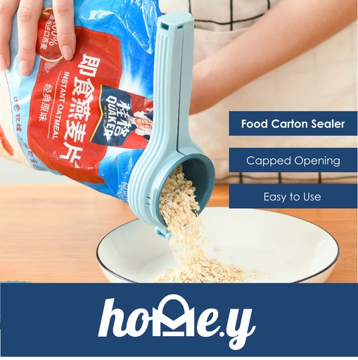 [XXX621XXXB02XBLU] Food Carton Sealer with Capped Opening - OEM - Large - Blue