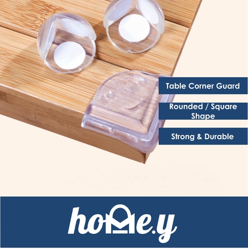 [XXX667XXXV46XCLR] Table Corner Guard - Square - OEM - 4cm x 4cm x 1.5cm - Clear
