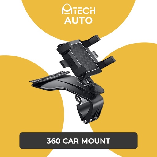 [XXX668XXXXXXXBLK] 360 Free Spin Phone Holder - OEM - Black