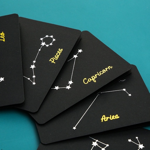 [XXX707556XXXXBLK] [EOL][DSC] Aries Gift Cards - Zodiac Signs - OEM - Black