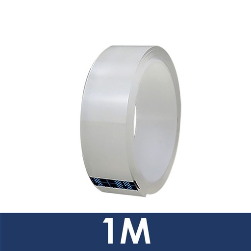 [XXX709XXXV50XCLR] Nano Transparent Gel Tape - OEM - 0.3cm x 2cm x 100cm - Clear