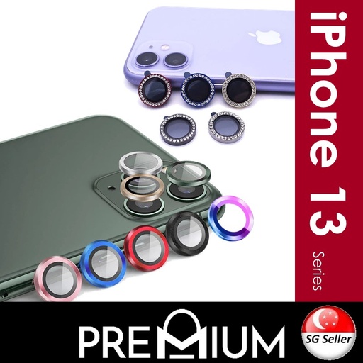 [XXX717604XXXXPUP] iPhone 14 6.1 in Big Diamond Camera Lens - OEM - Purple