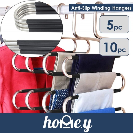 [XXX751XXXXXXXSVR] Winding Hanger with Non Slip Pads OEM - Silver