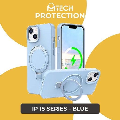 [XXX950666XXXXLBL] [EOL][DSC] iPhone 15 Plus / 14 Plus Magamor Ring Case - OEM - Light Blue