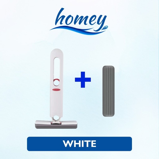 [XXX935XXXXXXXWHT] Mini Foldable Mop - OEM - White