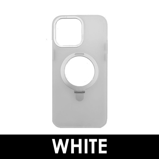 [XXX883605XXXXWHT] iPhone 14 Plus 6.7 in Magsafe Case With Camera Kickstand - OEM - White