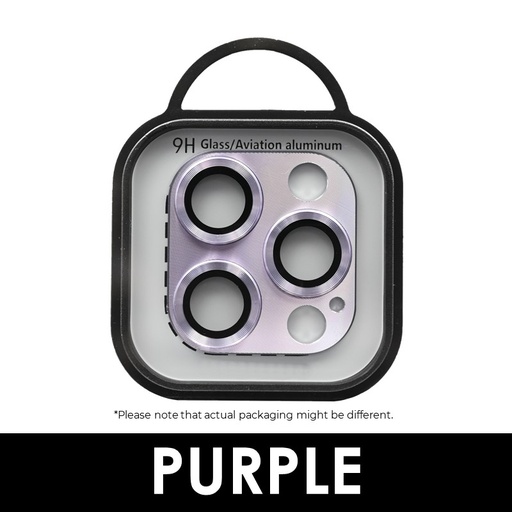 [XXX878609XXXXPUP] iPhone 16/15/14/PRO/PRO MAX - Metal Plated Camera Lens - OEM - Purple
