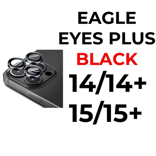 [XXX879608XXXXBLK] iPhone 14 or 14 Plus Eagle Eyes Plus Camera Lens - OEM - Black