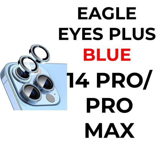 [XXX879609XXXXBLU] iPhone 16/15/14/PRO/PRO MAX - Eagle Eyes Plus Camera Lens - OEM - Blue