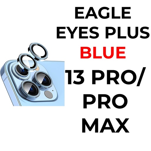 [XXX879639XXXXBLU] iPhone 13 Pro or 13 Pro Max - 6.1 or 6.7 in Eagle Eyes Plus Camera Lens - OEM - Blue