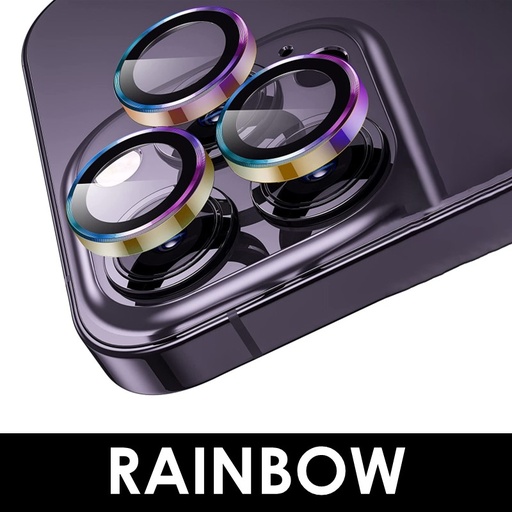 [XXX879670XXX0181] iPhone 15/15 Plus/14/14 Plus Eagle Eyes Plus Camera Lens - OEM - Rainbow