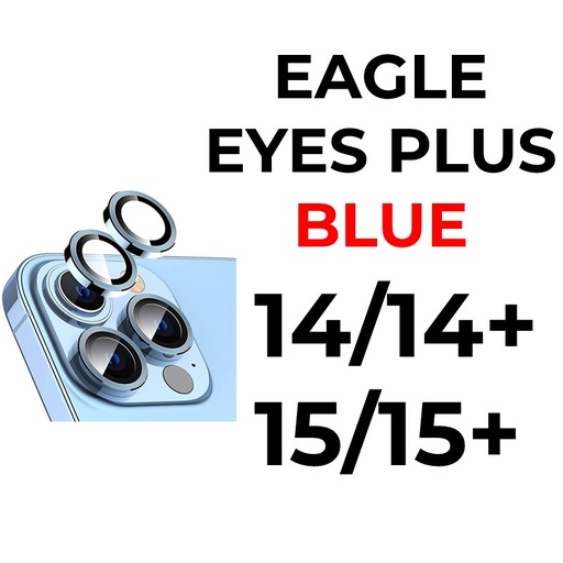 [XXX879670XXXXBLU] iPhone 15/15 Plus/14/14 Plus Eagle Eyes Plus Camera Lens - OEM - Blue