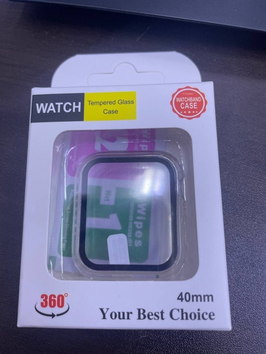 [XXX854575B27XCLR] Watch Series 8 or 7 Ultra Protective Case - OEM - 45mm - Clear / Black