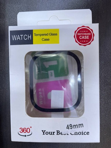 [XXX854621B29CRBK] Watch Series Ultra Protective Case - OEM - 49mm - Clear / Black