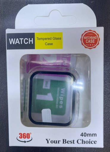 [XXX854621B29XCLR] Watch Series Ultra Protective Case - OEM - 40mm - Clear / Black