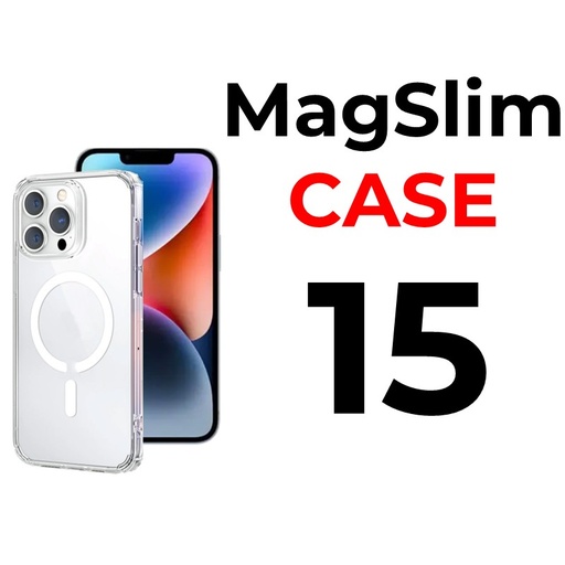 [XXX827663XXXXCLR] iPhone 15 6.1 in MagSlim Case - OEM - Clear