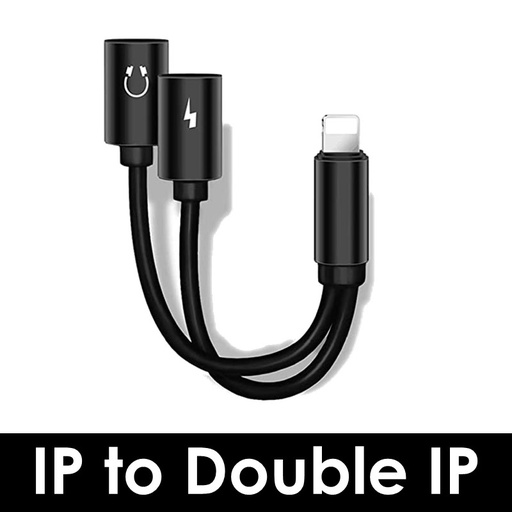 [XXX805XXXXXXXBLK] iP To Double iP Socket Adapter - L36 - OEM - Black