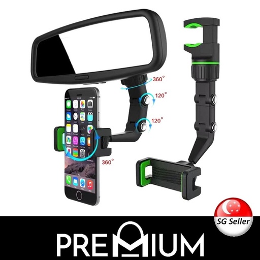 [XXX790XXXXXXXBLK] 360° Universal Clip Cellphone Holder - OEM - Black