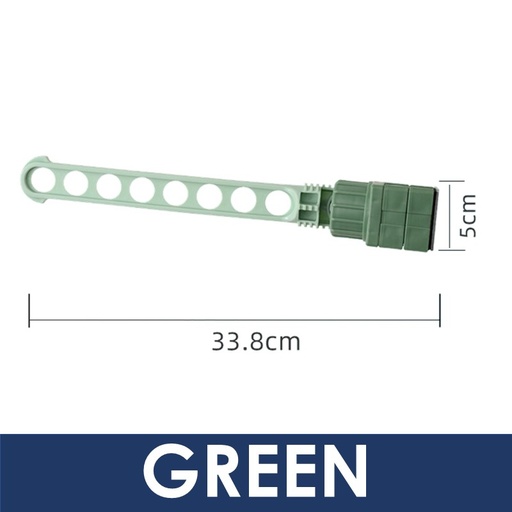 [XXX766XXXXXXXGRN] Window Frame Hanger Holder (8 Holes) - 117425 - OEM - Green