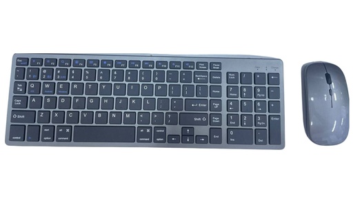 [BSX030XXXXXXXBLK] 2.4hz Wireless & Bluetooth with built-in battery Keyboard and Mouse Combo - K835 - Basix - Black