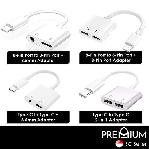 [XXX753XXXXXXXWHT] [DSC] IOS To IOS + 3.5mm - OEM - White