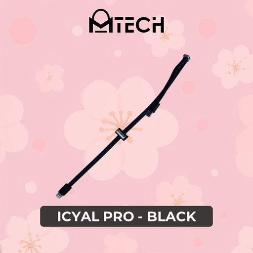 [MTC062366L03XBLK] USB to iOS & Type C Icyal Pro Cable - MTech - 0.25M - Black