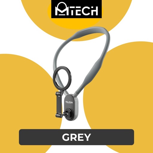 [MTC068XXXXXXXGRY] Hanging Magnetic Neck Holder - MTech - Grey