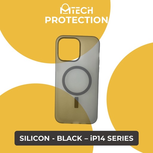 [XXX881607XXXXBLK] iPhone 14 Pro Max 6.7 in Magnetic Silicon Case - OEM - Black