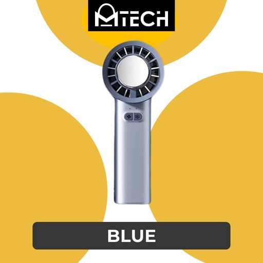 [MTC098XXXXXXXBLU] IceCool Mini Handheld Fan D904-1 - MTech - Blue