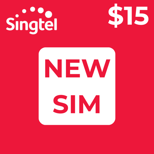 [1716643145FPCDXT] Singtel $15 NEW SIM