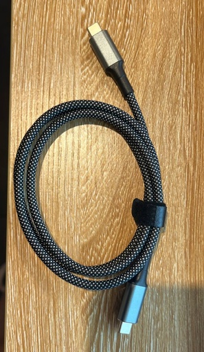 [MTC094378L10XBLK] MTech Type C to Type C 240W Data Cable - Ck-07 -1M - Black