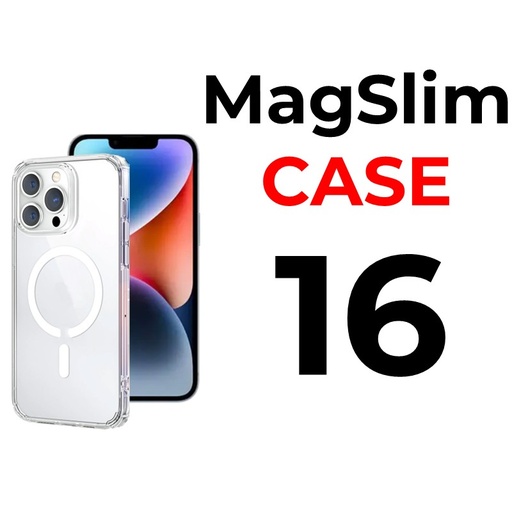 [XXX827695XXXXCLR] iPhone 16 6.1 in - MagSlim Case - OEM - Clear