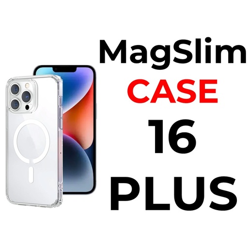 [XXX827696XXXXCLR] iPhone 16 Plus 6.7 in - MagSlim Case - OEM - Clear