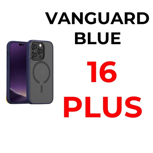 [MTC012696XXXXBLU] iPhone 16 Plus 6.7 in - MTech Vanguard Mag Armour Case - MTech - Blue