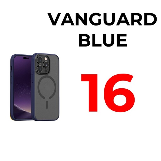 [MTC012695XXXXBLU] iPhone 16 6.1 in - MTech Vanguard Mag Armour Case - MTech - Blue