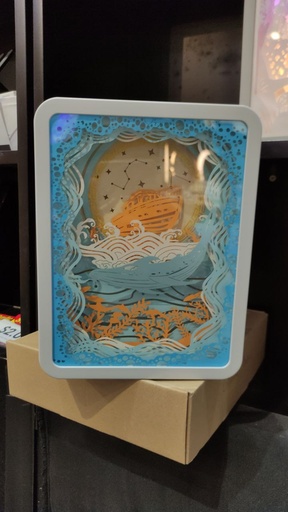 [XXX607XXXXXX0219] LED Romance Cut Out Gen 2 - OEM - See the Whale in the blue Sea Color Full Ver